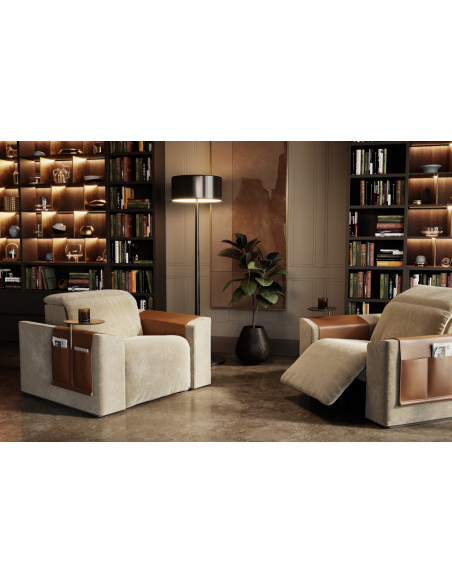 Kubrik Reclining Sofa Vismara Design - 5