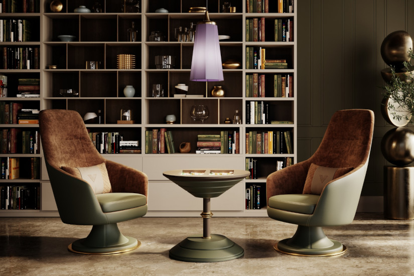 Chaise pivotante Ygritte - 3