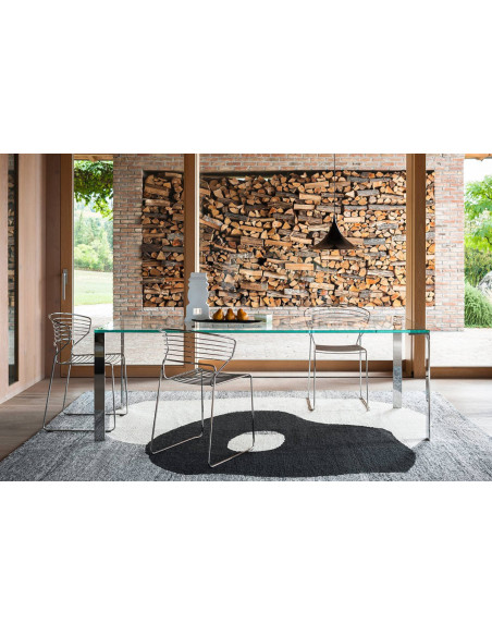 Table Liko Glass Desalto | Achats en Ligne