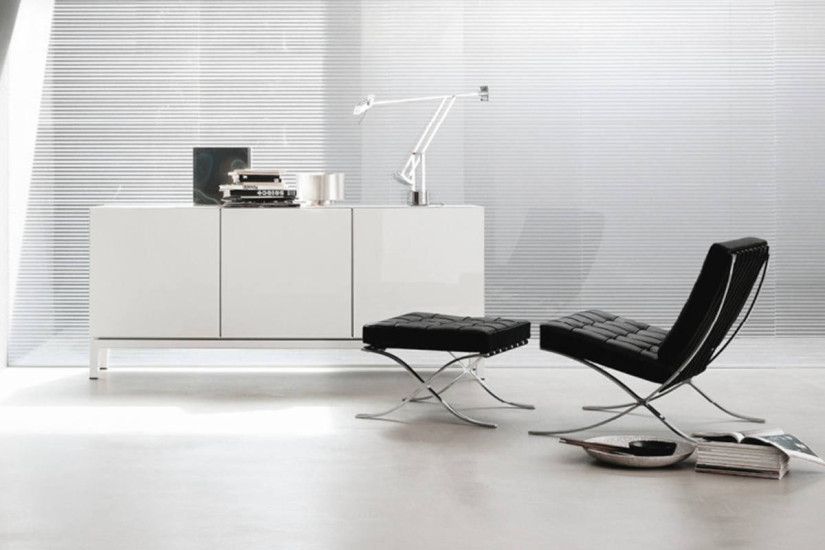 Fauteuil Barcelona par Mies Van Der Rohe Alivar - 5