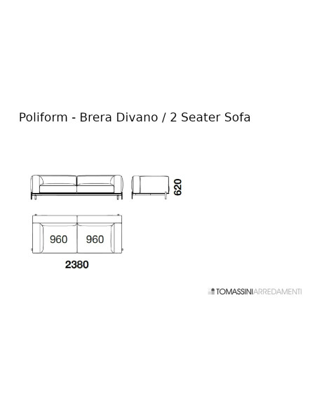 Divano Brera Poliform - 8