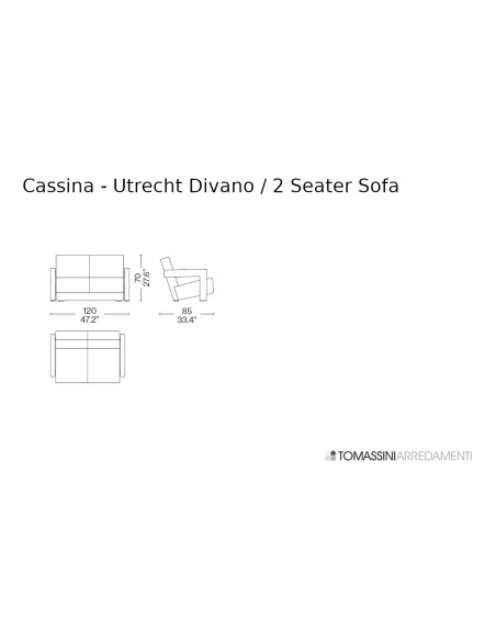 Utrecht Sofa Cassina - 5