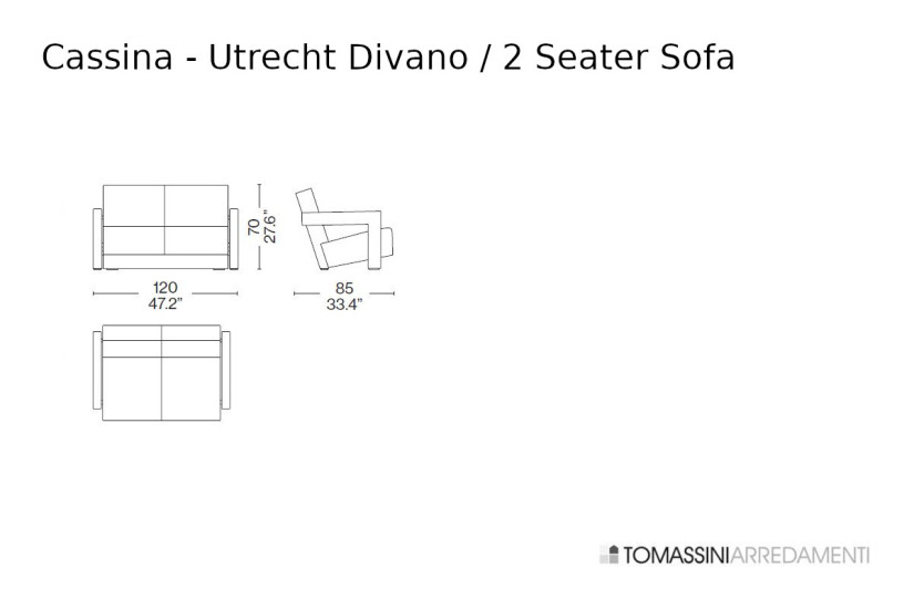 Utrecht Sofa Cassina - 5