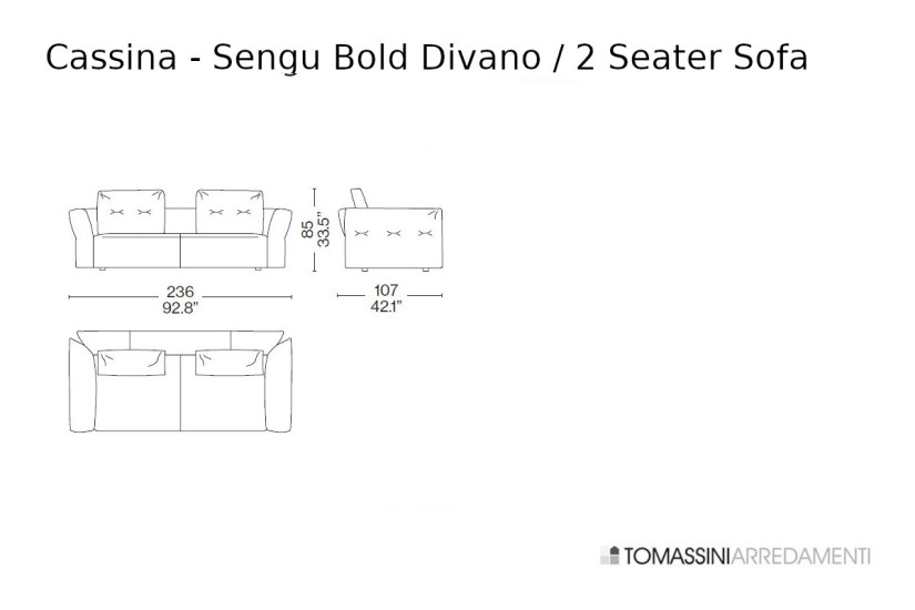 Divano Sengu Bold Cassina - 6