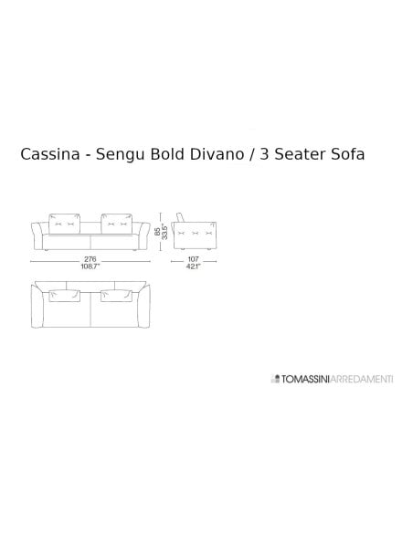 Divano Sengu Bold Cassina - 7
