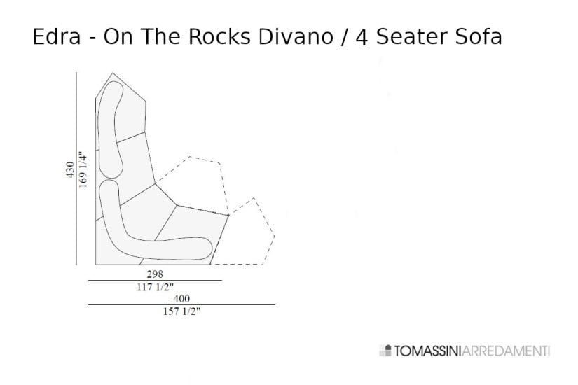Canapé On The Rocks Edra - 9