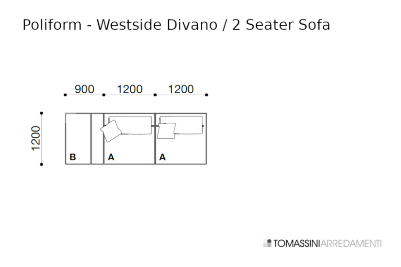 Canapé Westside Poliform - 7