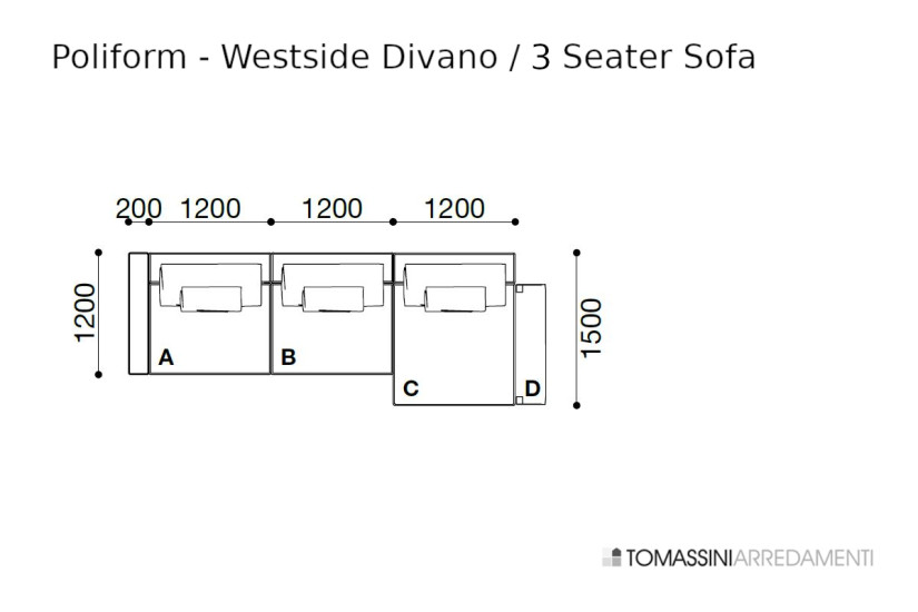 Westside Sofa Poliform - 8