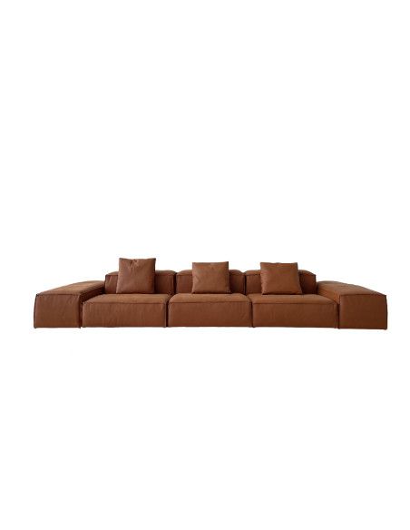 Divano Extrasoft in pelle marrone (Offerta Expo) Living Divani - 6