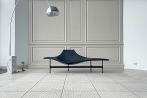 Terminal 1 anthracite leather Chaise Longue (Expo Offer) B&B Italia - 7 2