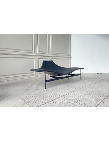 Terminal 1 anthracite leather Chaise Longue (Expo Offer) B&B Italia - 3
