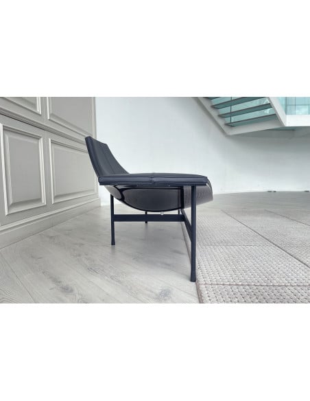Terminal 1 anthracite leather Chaise Longue (Expo Offer) B&B Italia - 4