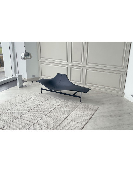 Chaise Longue Terminal 1 en cuir anthracite (Offre Expo) B&B Italia - 6