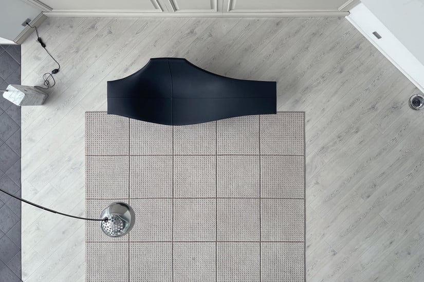 Chaise Longue Terminal 1 en cuir anthracite (Offre Expo) B&B Italia - 7