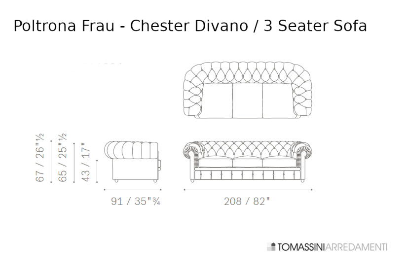 Divano Chester Poltrona Frau - 7