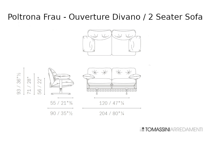 Divano Ouverture Poltrona Frau - 6