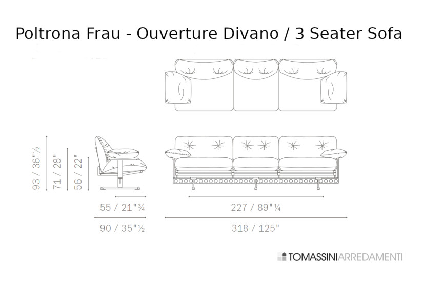 Divano Ouverture Poltrona Frau - 7