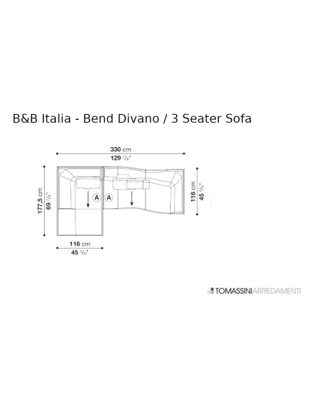 Divano Bend B&B Italia - 6