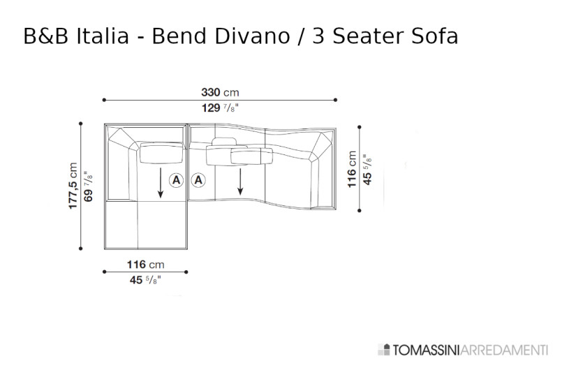 Divano Bend B&B Italia - 6