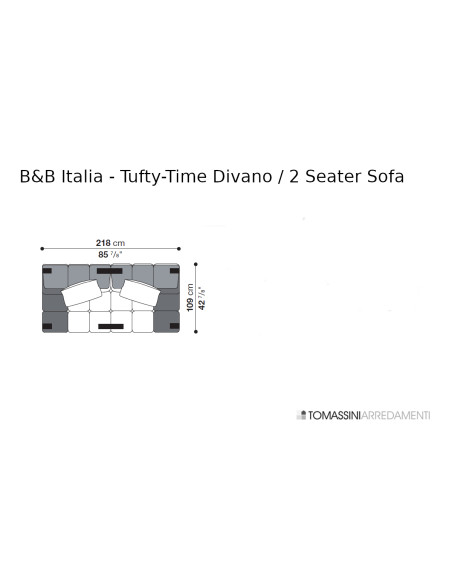 Canapé Tufty-Time B&B Italia - 6