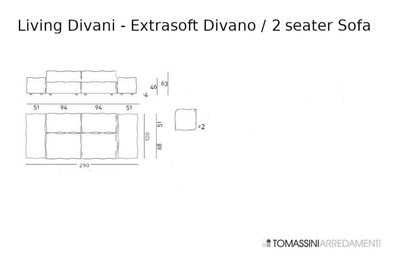 Divano Extrasoft Living Divani - 6