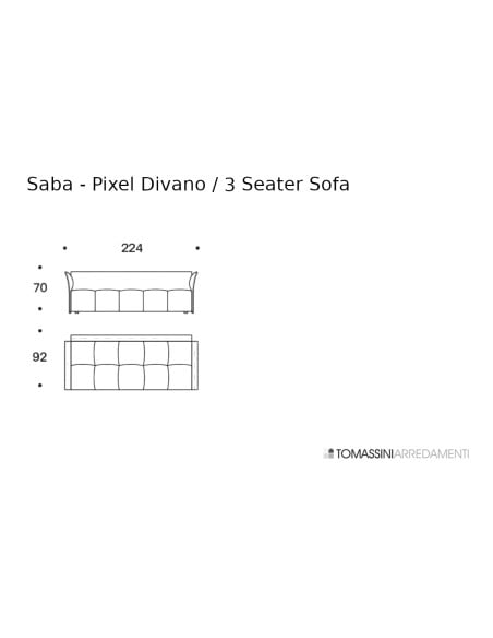 Canapé Pixel Saba - 9