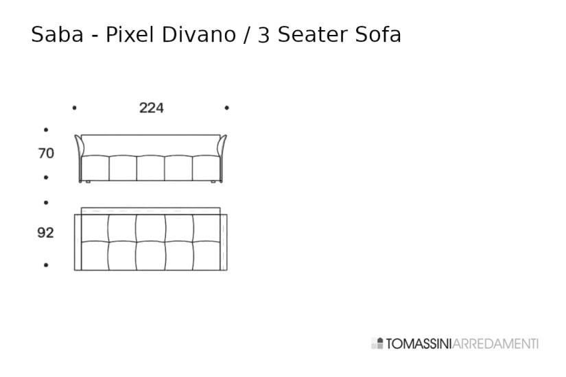 Canapé Pixel Saba - 9