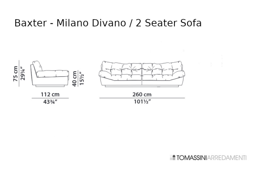 Canapé Milano Baxter - 5