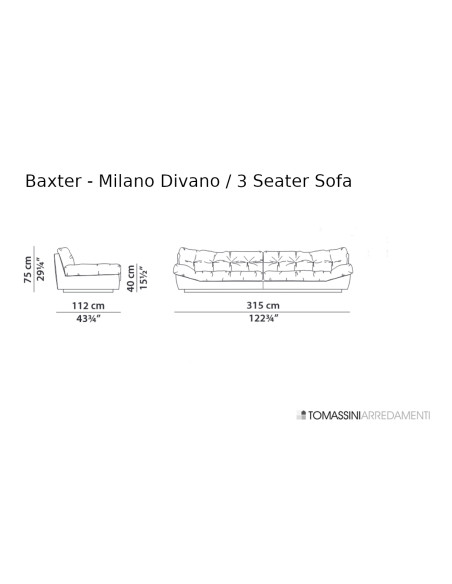 Canapé Milano Baxter - 6