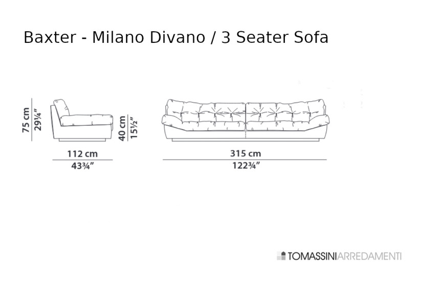 Milano Sofa Baxter - 6