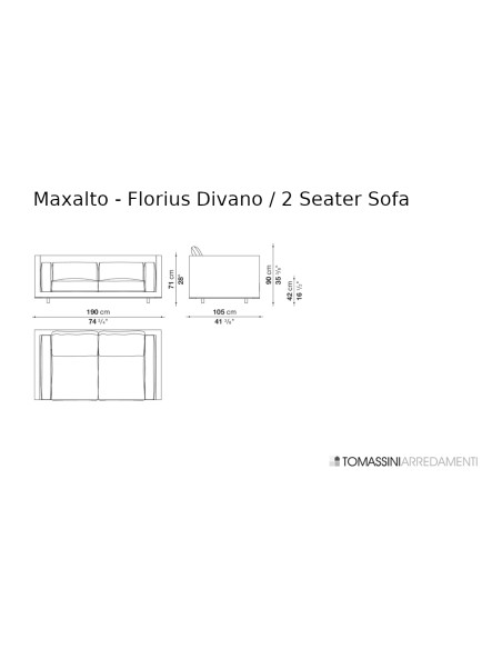 Florius Sofa Maxalto - 7