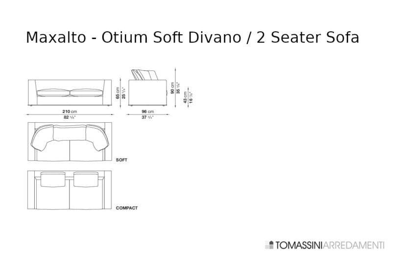 Canapé Otium Soft Maxalto - 4