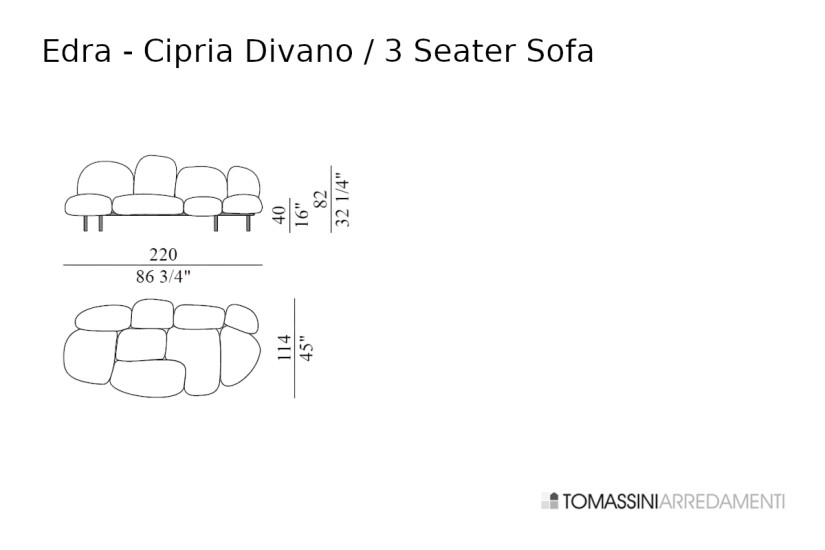 Divano Cipria Edra - 7