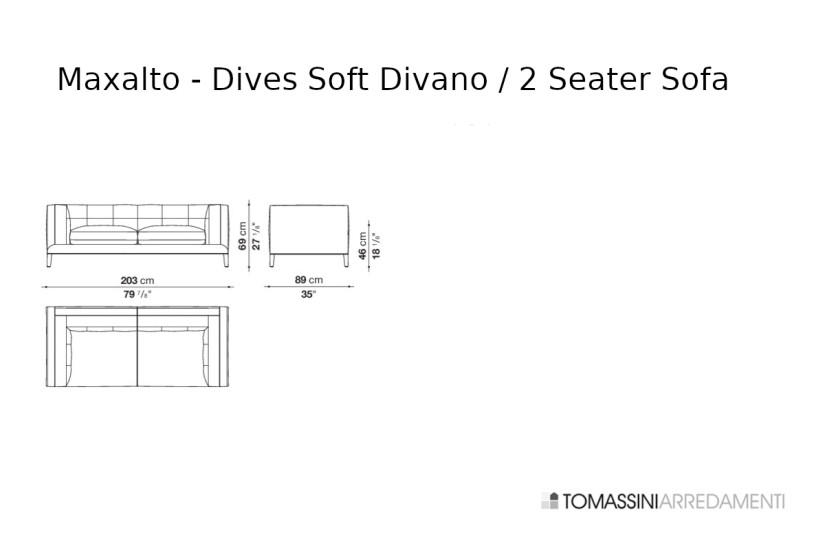 Dives Soft Sofa Maxalto - 4