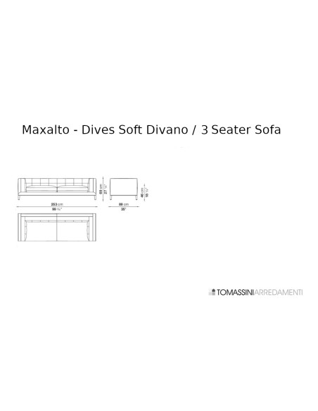 Dives Soft Sofa Maxalto - 5
