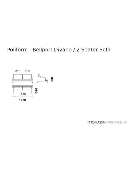 Canapé Bellport Poliform - 5