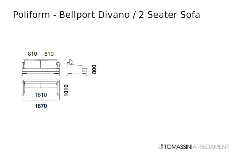Canapé Bellport Poliform - 5