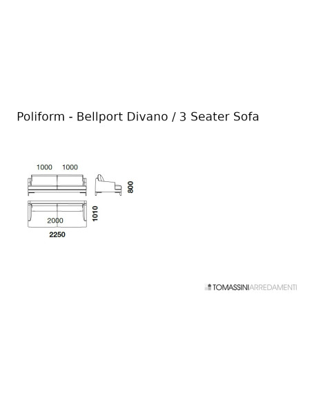 Canapé Bellport Poliform - 6