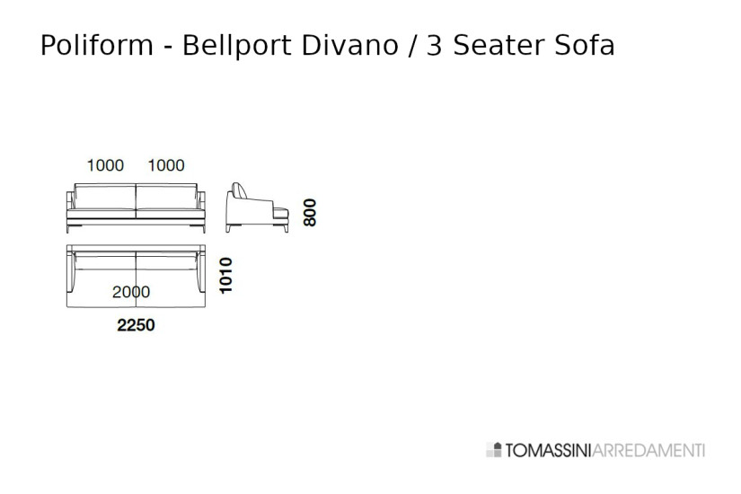 Canapé Bellport Poliform - 6