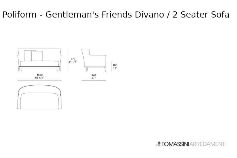 Divano Gentleman's Friends Poliform - 3