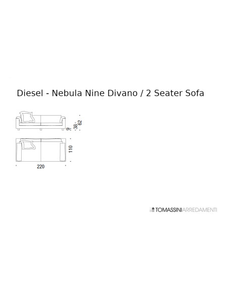 Canapé Nebula Nine Diesel with Moroso - 7