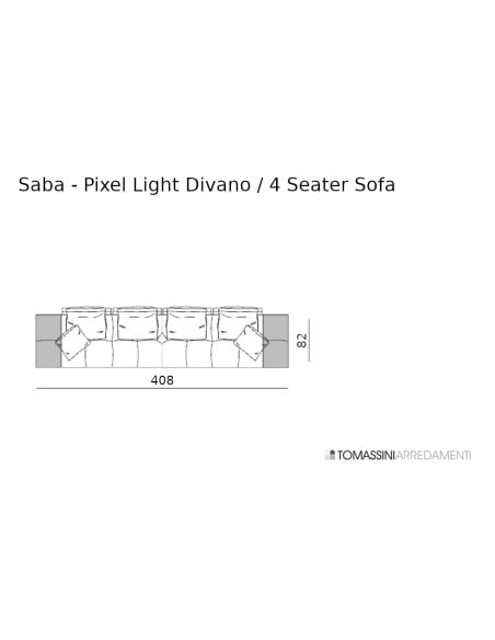 Pixel Light Indoor Sofa Saba - 8