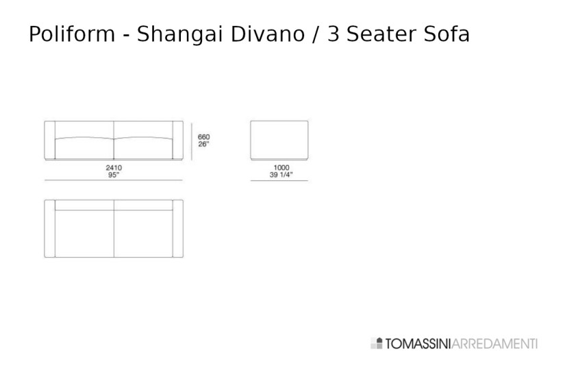 Canapé Shangai Poliform - 6