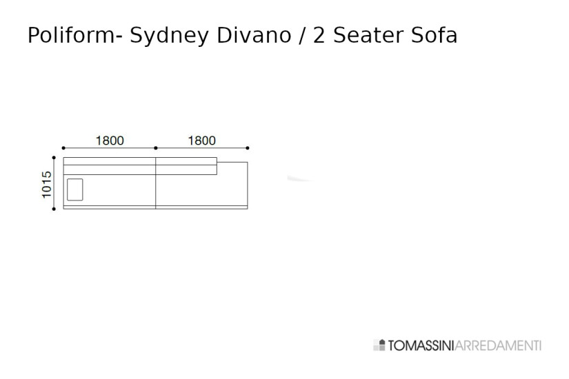 Canapé Sydney Poliform - 6