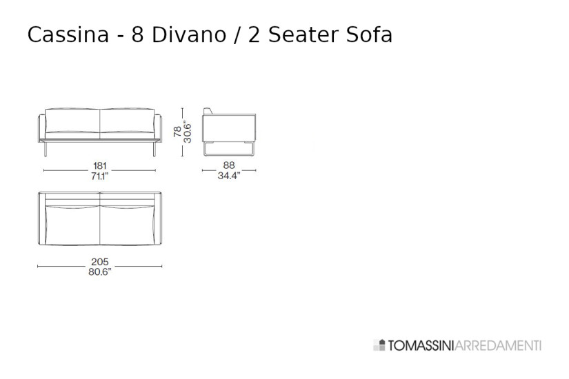 Canapé 8 Cassina - 7