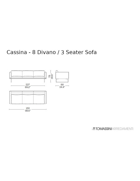 Canapé 8 Cassina - 8