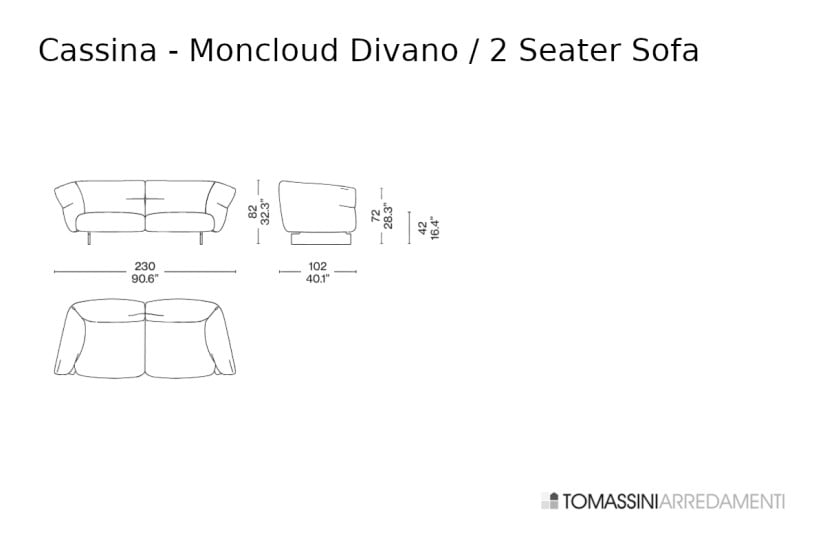 Divano Moncloud Cassina - 5