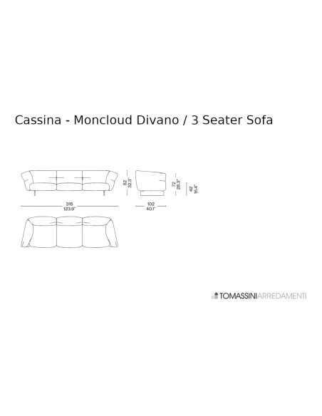 Divano Moncloud Cassina - 6