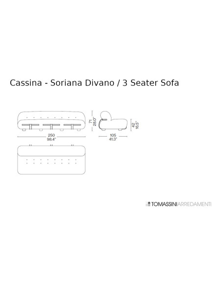 Soriana Sofa Cassina - 9