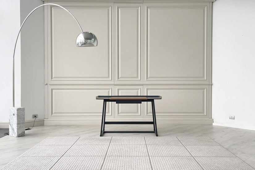 Scrittoio Recipio in legno laccato nero  - 1